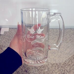 Best Man Glass beer mug 🍻